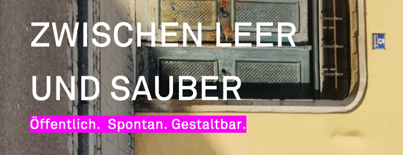 Zwischen leer und sauber | 25.09. – 28.09.25